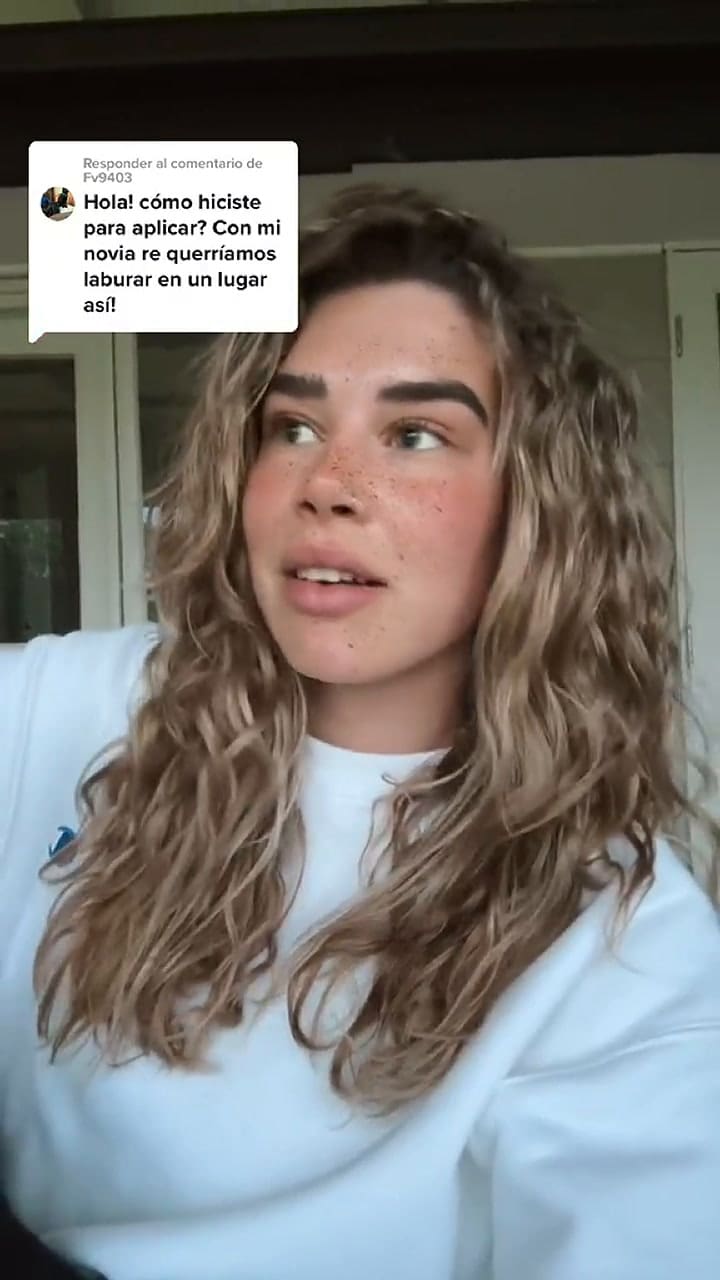 La opinión de la joven sobre emigrar