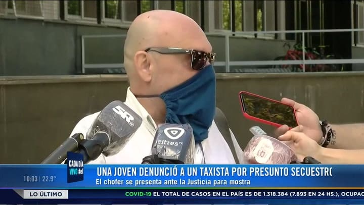 Qué dijo el taxista tras la denuncia de una joven que sospechó que la iba a secuestrar