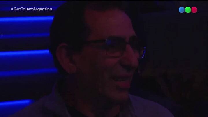 La emoción de Abel Pintos y el momento en el que apretó el botón dorado