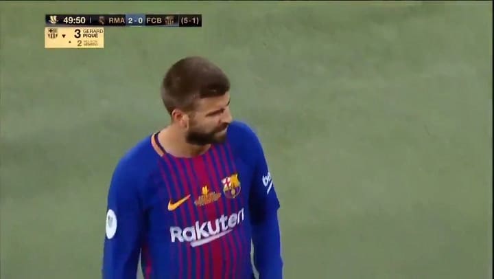 Las burlas de los hinchas contra Piqué