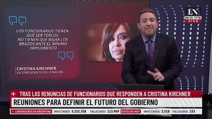 Eduardo Feinmann interrumpió el editorial de Jony Viale