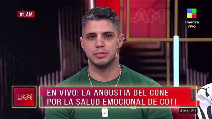 El Cone sugirió que Coti no tendría que estar en el Bailando