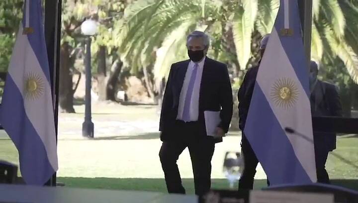 El videomensaje de Alberto Fernández por la cuarentena extendida