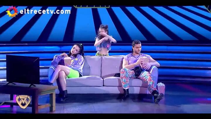 Alma Vallejos bailó en Showmatch dejando un gran mensaje - Fuente: eltrece