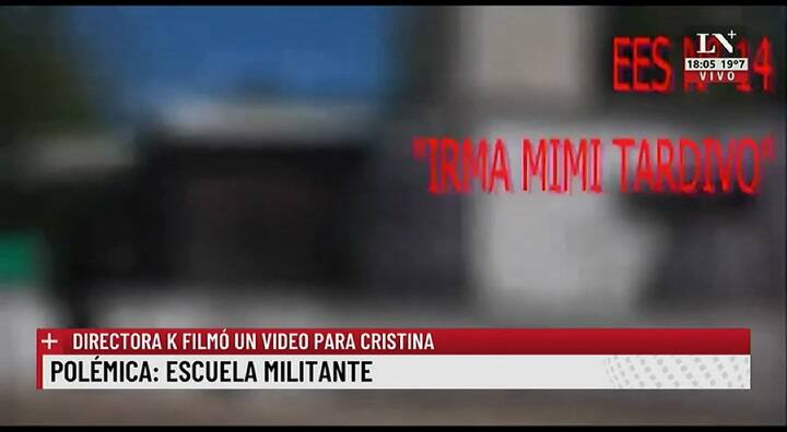 El video que grabó una escuela a Cristina Kirchner