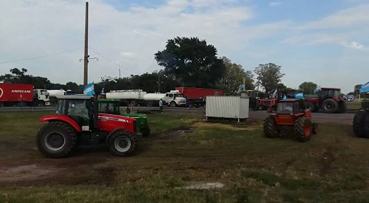 Tractorazo rumbo a Rosario