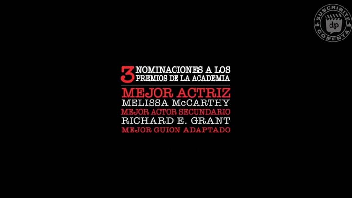 ¿Podrás perdonarme? - Trailer - Fuente: YouTube