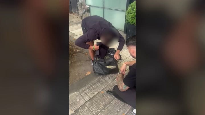 Detenciones por el intento de robo a un turista norteamericano