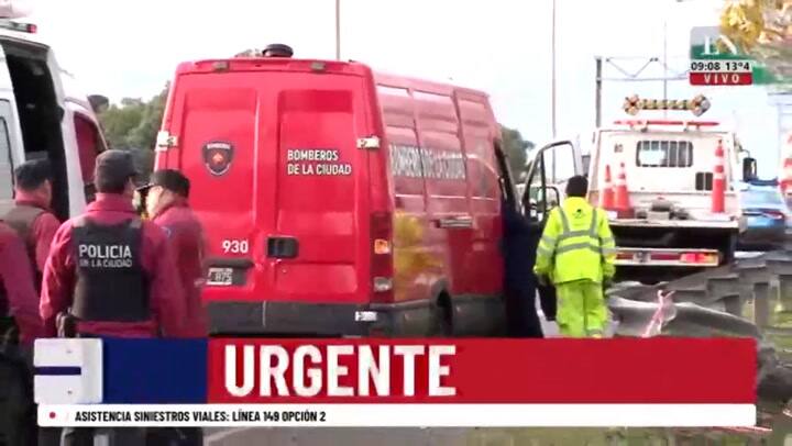 Choque y vuelco en General paz altura Ricchieri: hay un muerto