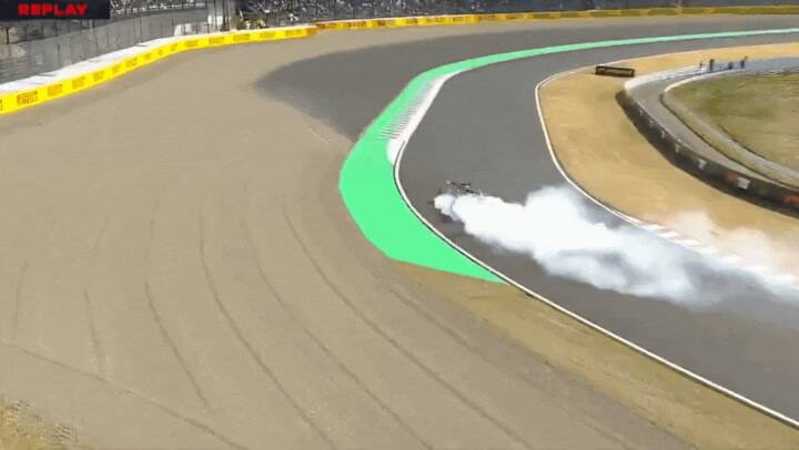 Jack Doohan chocó en la segunda práctica del GP de Japón