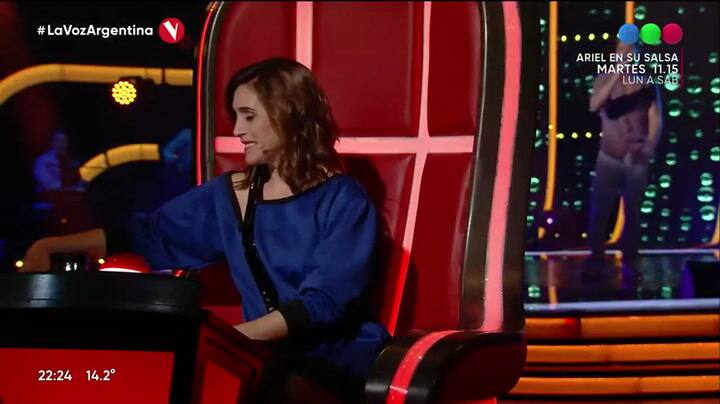 Lali elogió la belleza de un participante