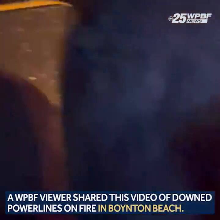 Los videos más impactantes de la llegada de Nicole a Florida