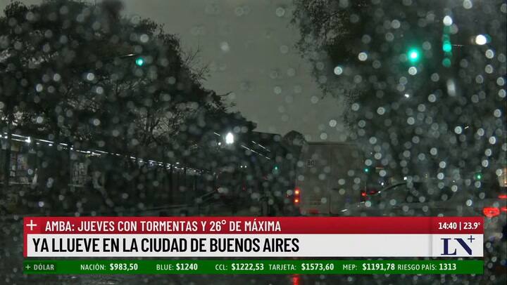 Alerta Por Tormentas Tras El Anticipo Primaveral, Llegó La Lluvia