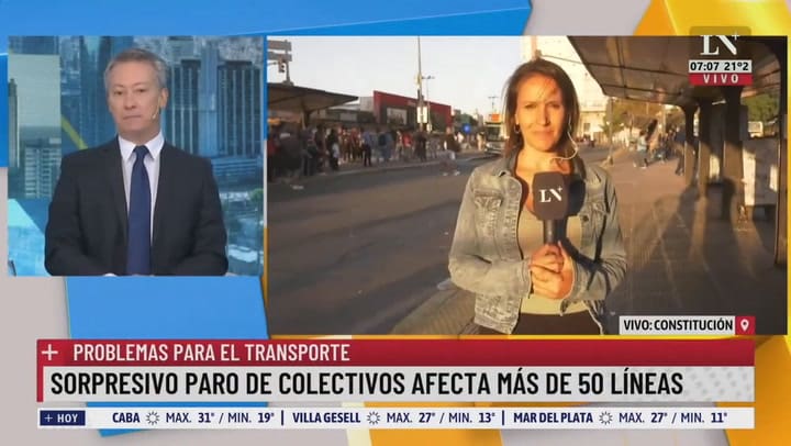 Sorpresivo paro de colectivos: afecta a 50 líneas del AMBA