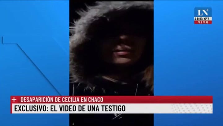 El video de una testigo del caso Cecilia
