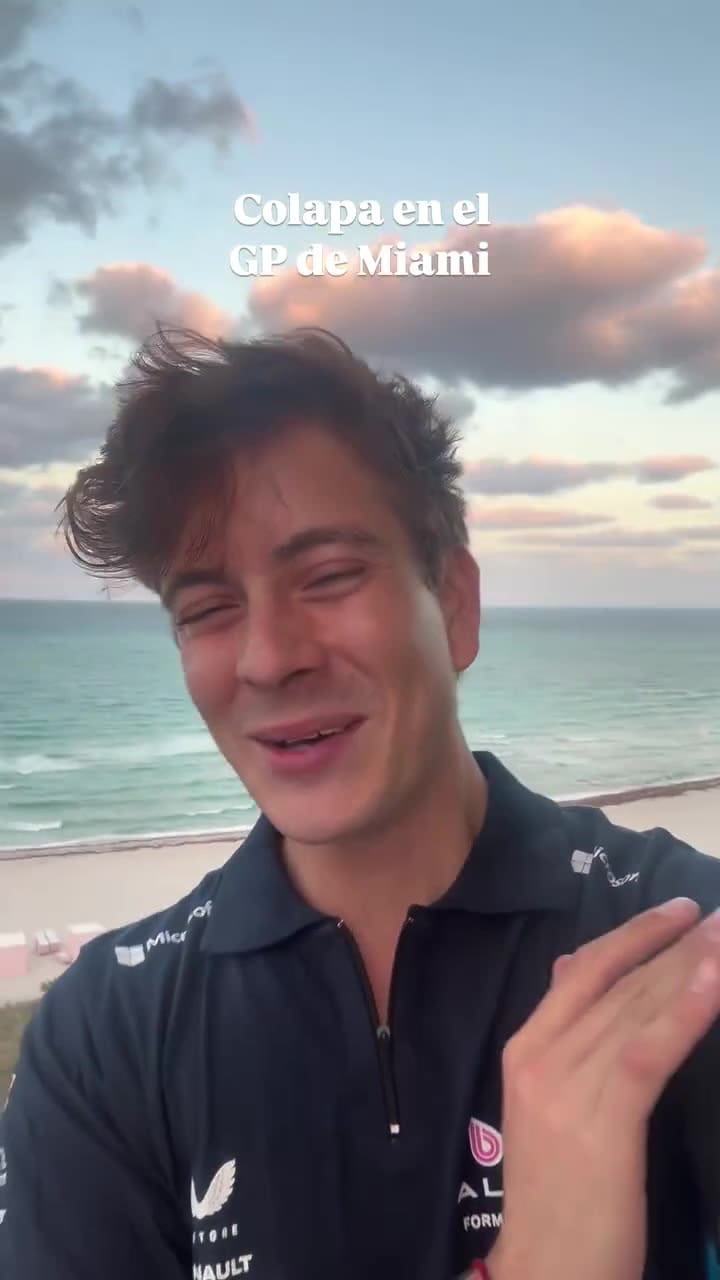 El doble de Franco Colapinto en el GP de Miami