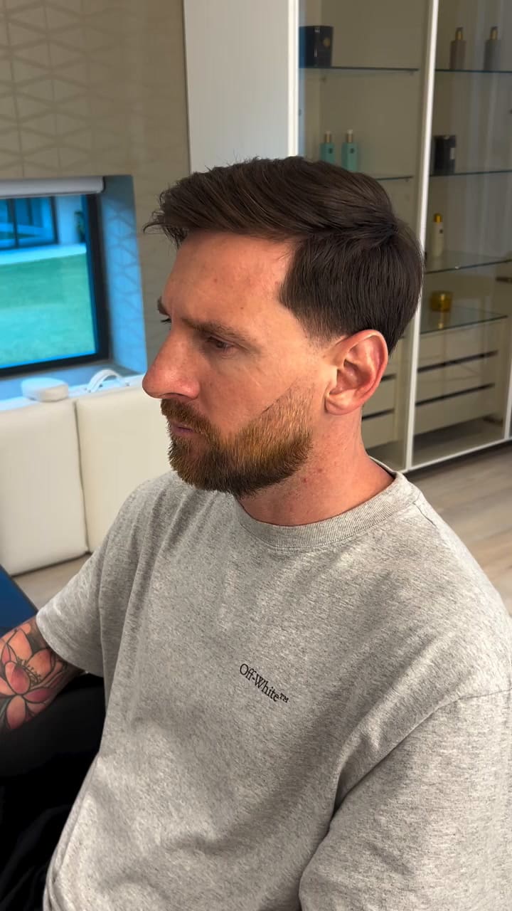 El nuevo look de Leo Messi