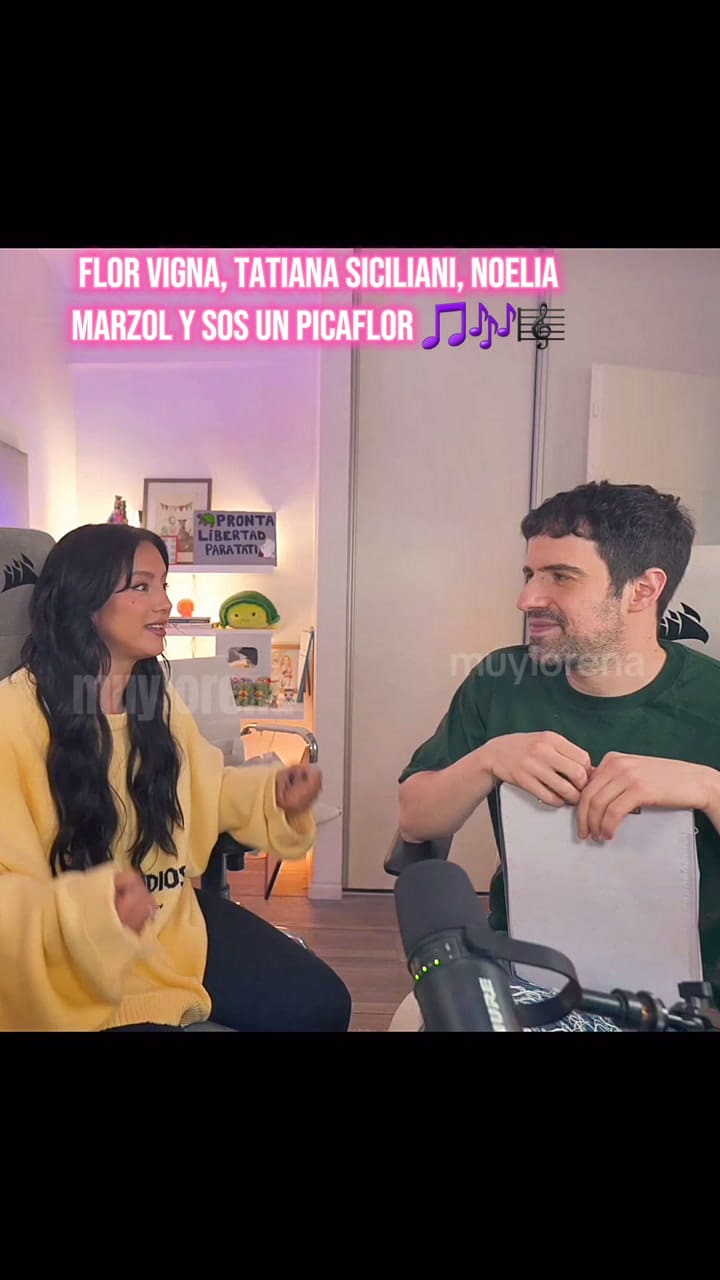Parte de la entrevista que Flor Vigna dio a Martín Cirio