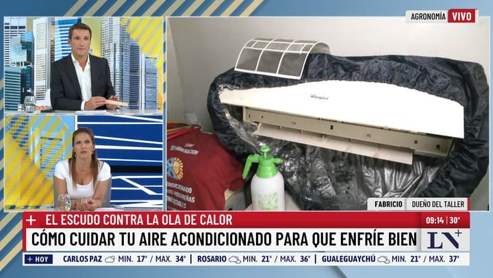 Como cuidar el aire acondicionado en el verano