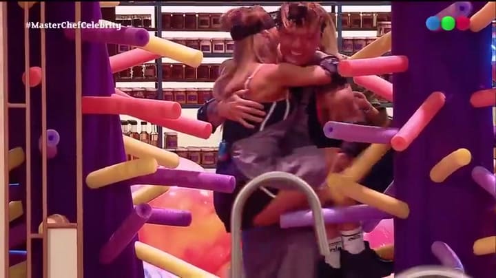 El gesto de Ian Lucas con Evangelina Anderson en Masterchef Celebrity