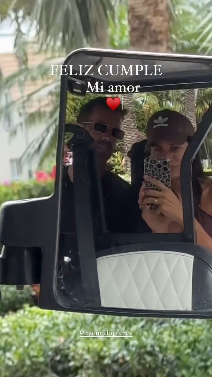 Zaira Nara celebra el cumpleaños de Facundo Pieres