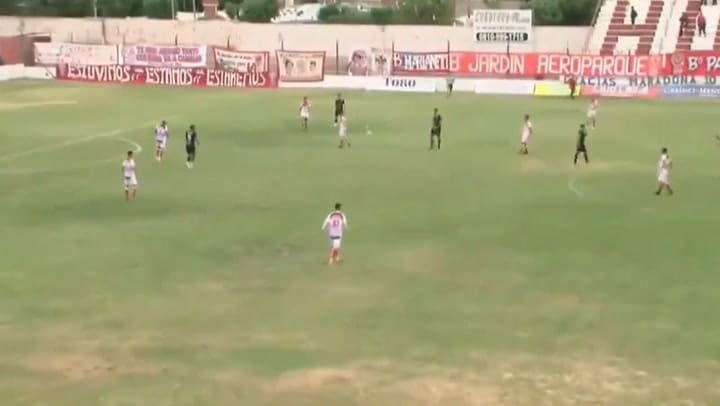 El momento del tiroteo en Huracán de Las Heras-Ferro