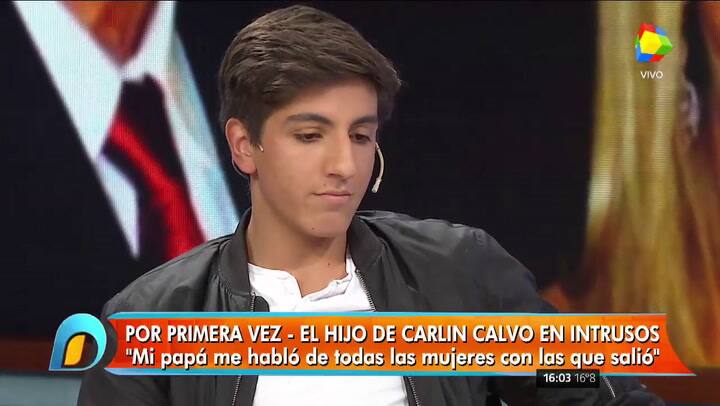 Facundo, el hijo de Carlos Calvo, dio detalles sobre el duro presente del actor