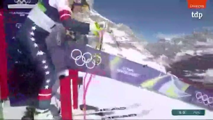 El impactante accidente de Lindsey Vonn