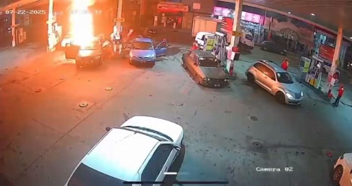 explosión en una estación de servicio en Entre Ríos