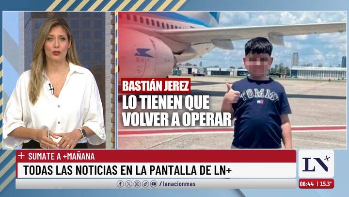 Operaron nuevamente a Bastian por un problema en su valvula