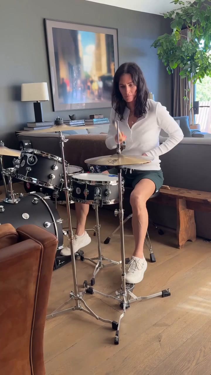 El talento oculto de Courteney Cox, la estrella de Friends, que muy pocos conocían