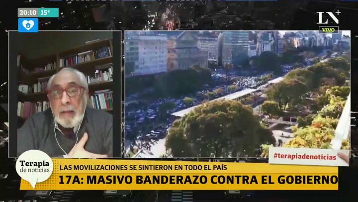 La reflexión de Santiago Kovadloff sobre el 17A