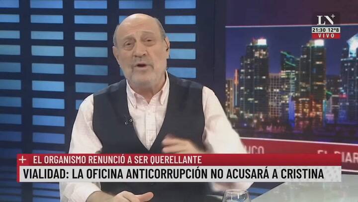 Pedirán que Cristina vaya a la cárcel. Leuco le da su palabra