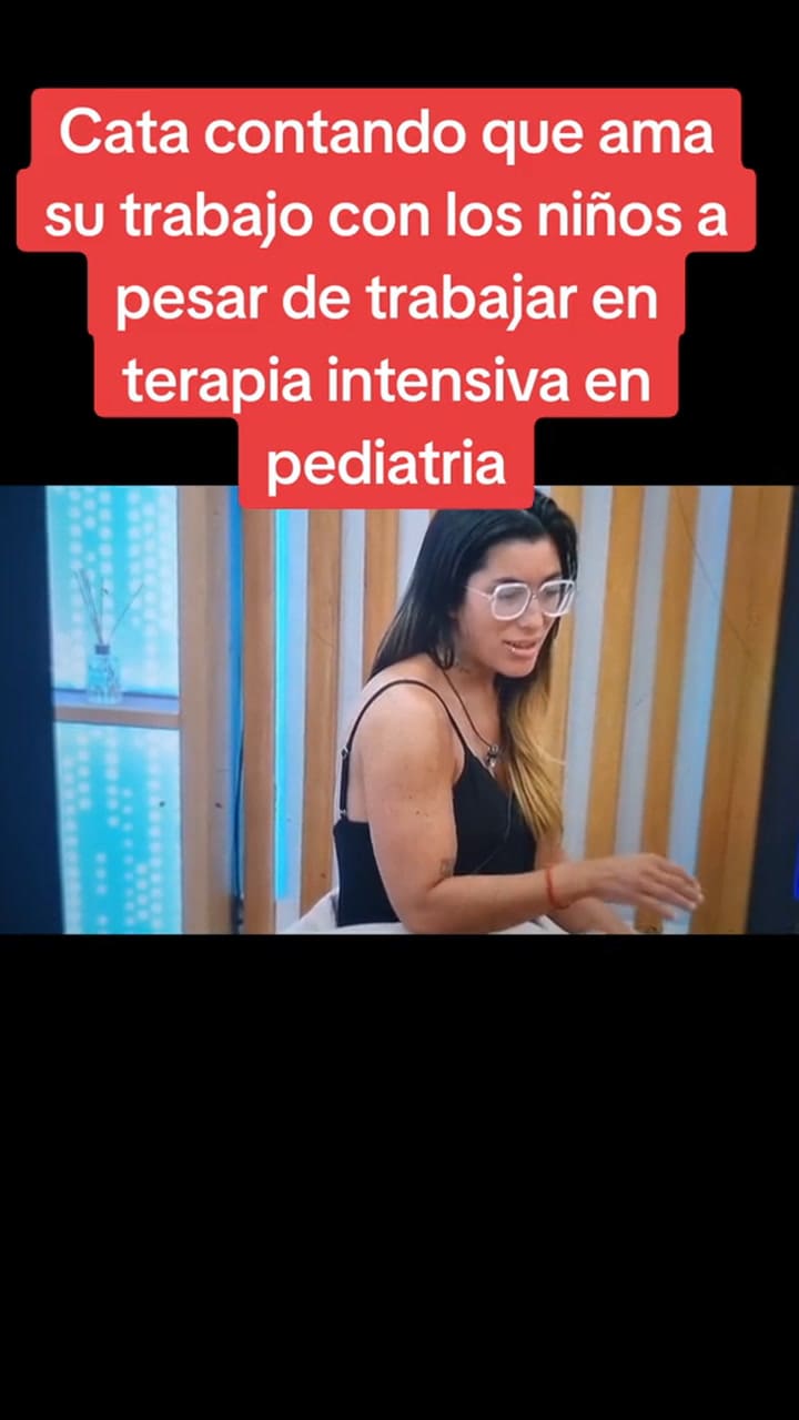 Cata de GH habló de cómo es ser pedriatra