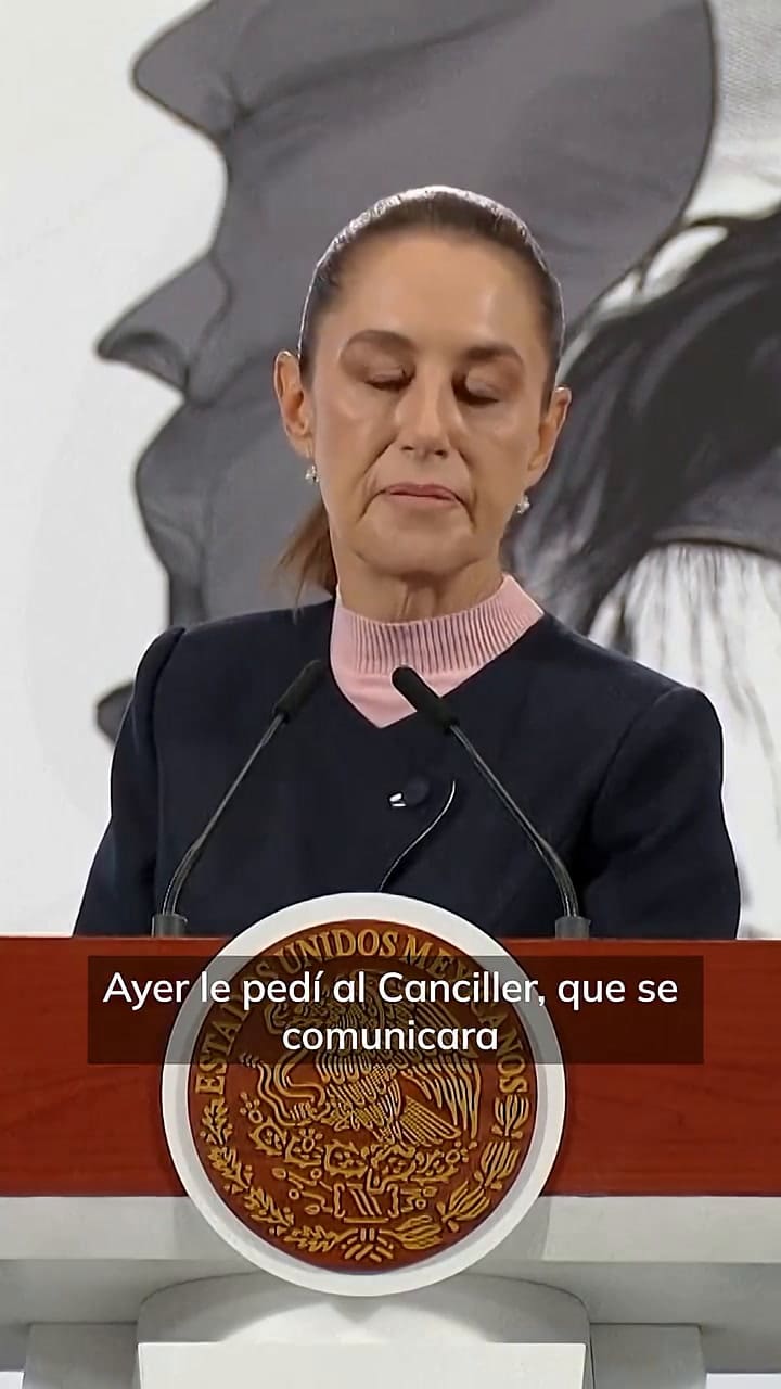 SHEINBAUM Responde A EE UU Sobre La CANCELACIÓN DE RUTAS AÉREAS En El AIFA #Shorts