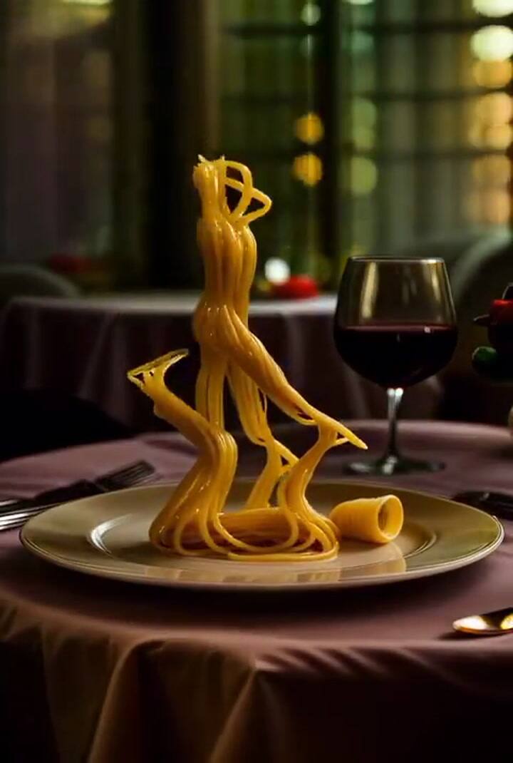 Los fideos que bailan ballet