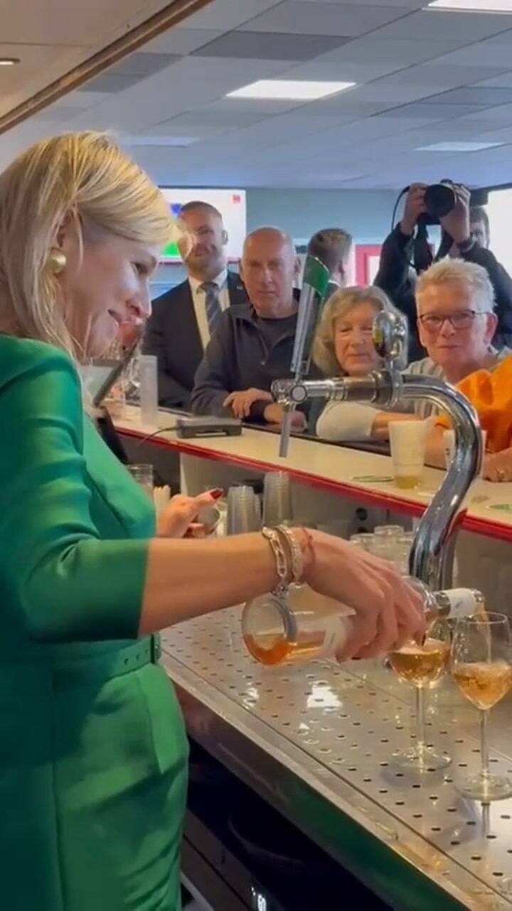 La reina Máxima sorprendió a todos durante una actividad