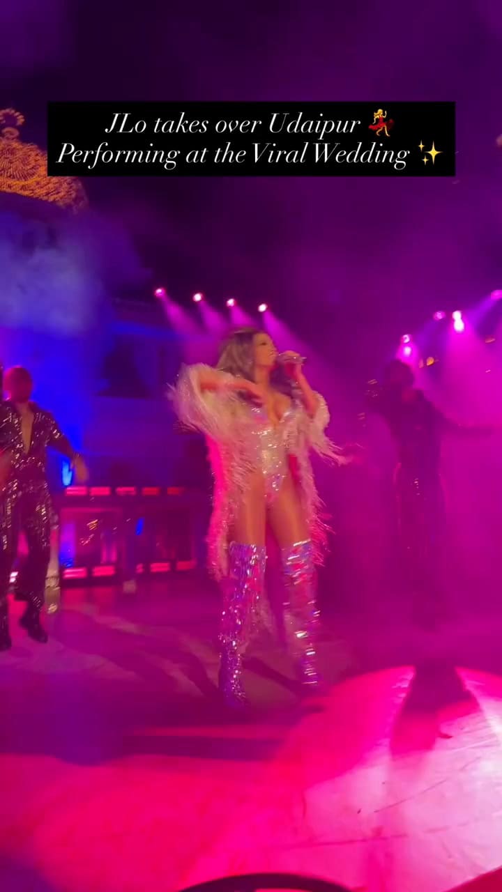 Jennifer Lopez en la boda del año