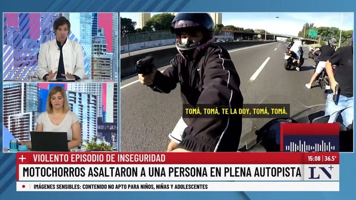 Guillermo, la victima del asalto