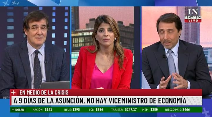 La sorpresa de Eleonora Cole en el pase con Feinmann: 'Ah, no se salva nadie acá