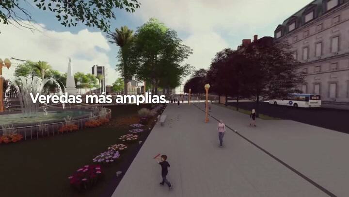 Así quedará la Plaza de Mayo