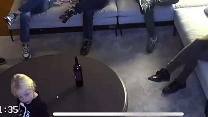 El momento en que Mirko volcó una botella de vino en la alfombra de Marley