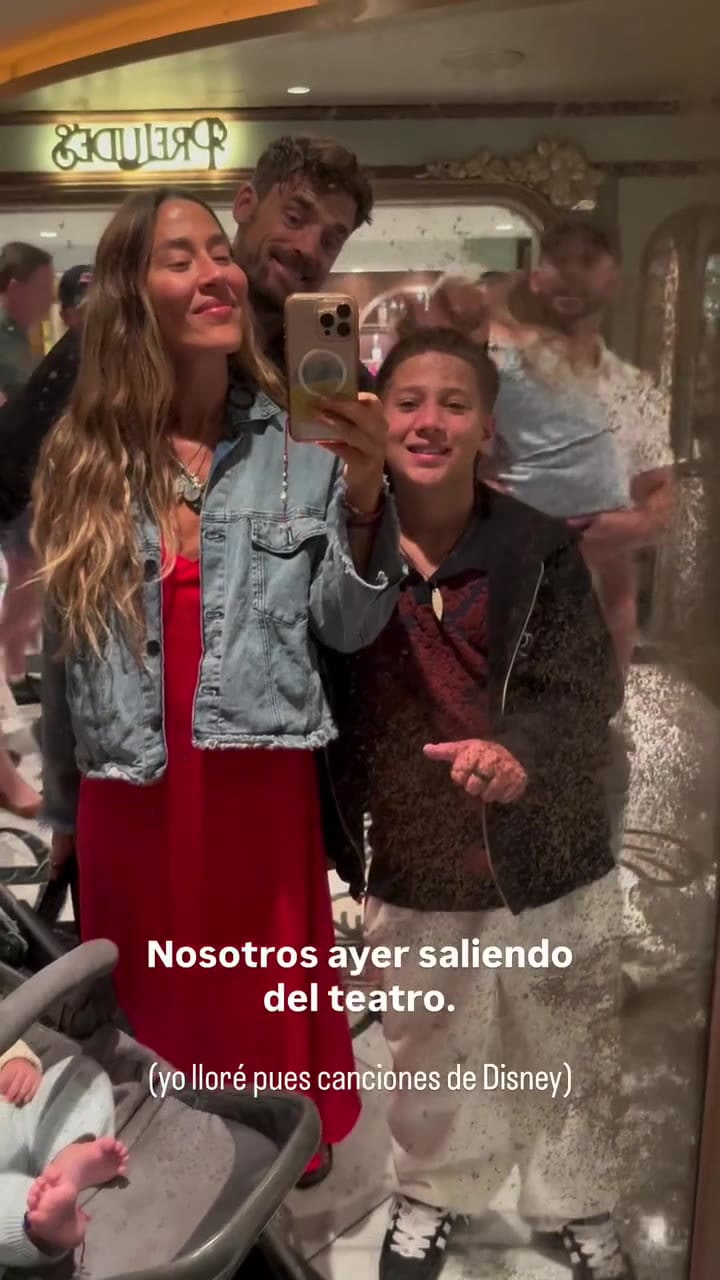Las vacaciones de Jimena Barón y su familia