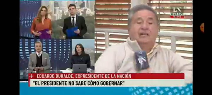 El momento en que Duhalde afirmó que Massa se vacunó conta el coronavirus
