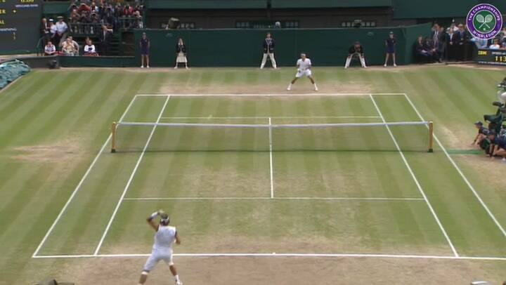 Roger Federer vs Rafael Nadal en Wimbledon 2008, las mejores jugadas. Fuente: Youtube