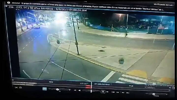 La persecución por las calles de La Plata