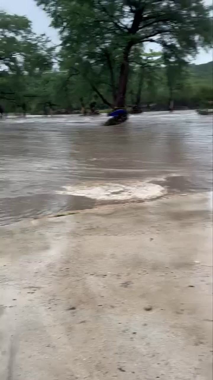 El campamento de Texas tras las inundaciones (Facebook: Blue Oak RV PARK)