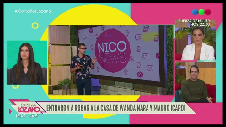 Zaira Nara contó cómo fue el robo que sufrieron Wanda Nara y Mauro Icardi en su mansión - Fuente: Te