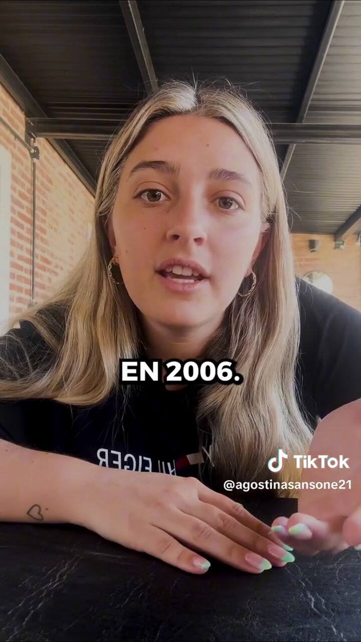 El usuario de Tik Tok @agostinasansone21 cuenta cómo es el edificio que llora y molesta a todos sus vecinos.