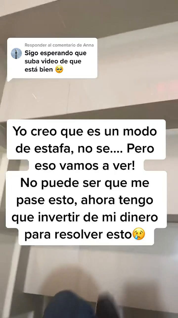 La mujer explicó a sus seguidores que la acusaron de falsificar dinero